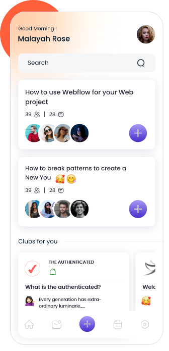 Clubhouse clone app